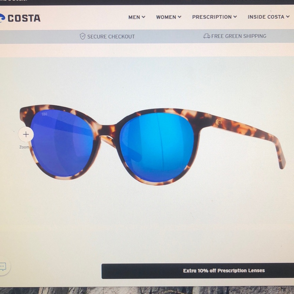 NEW never Worn Costa Isla Sunglasses